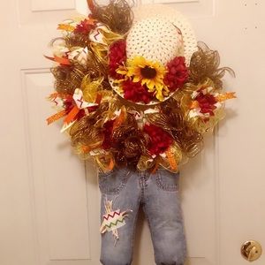 Scarecrow wreath